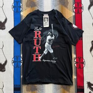 Vintage 90s Babe Ruth Baseball T-Shirt Size XL NWT Single Stitch Made In USA